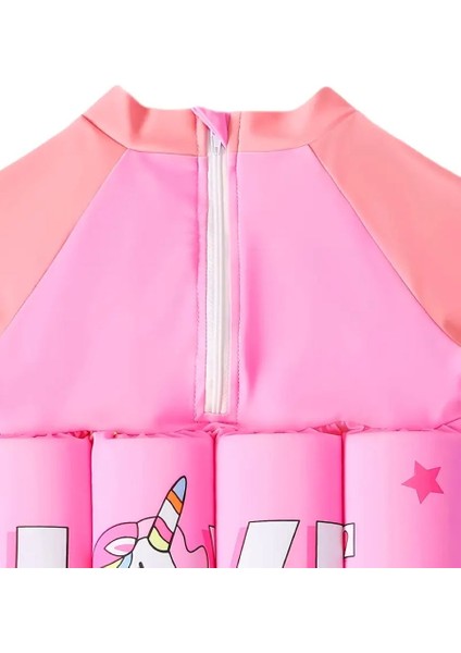 Çocuklar Için (1-2yaş) Süngerli Yüzme Mayosu Unicorn Desenli Kız (Yurtiçi) 1 Adet Swimwear modelleri