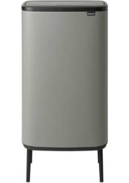 Bo Mıneral Concrete Grey Dokunmatik Çöp Kutusu 60L