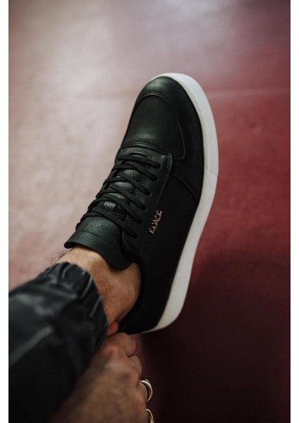 Günlük Ayakkabı 666 Siyah (Beyaz Taban)