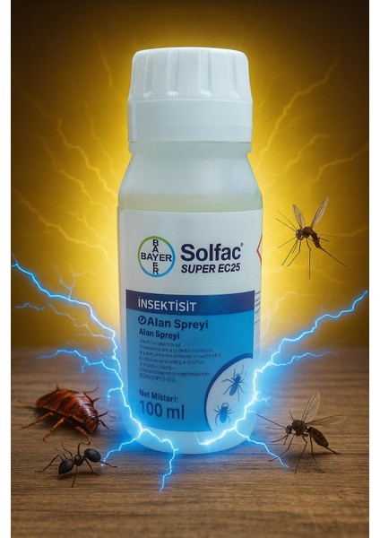 Solfac Super EC25 100 ml Haşere Ilacı