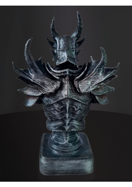 3D Skyrim Büst, Daedric Armor, Elder Scrolls Skyrim Figür HEDIYE,15CM modelleri