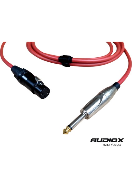 Audıox Beta Series 6.3mm Jak – Xlr Dişi Mikrofon Kablosu | Stüdyo ve Enstrüman Kablosu | Profesyonel Ses ve Sahne Kablosu fiyatları
