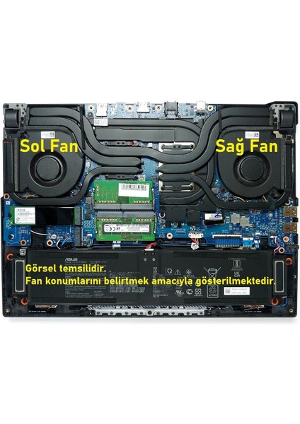 Asus Rog Strix G15 G513IE-HF028 Fan Sağ V1 (5V)