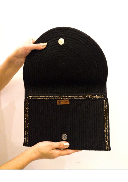 Tasarım Altın Işleme Detaylı El Çantası Kadın Portföy Çanta Yıkanabilir Kordon Ip Çanta fırsatları