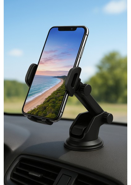 Araba Telefon Tutucu – 360° Dönen, Uzayabilen, Tek El Kontrol Oto Telefon Tutacağı Oynar Başlık Büyük Başlıklı (Tüm Telefonlar Için Uyumlu) fiyatları