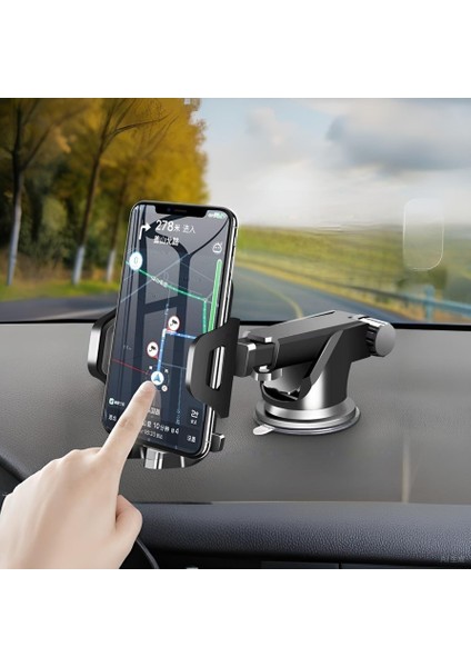 Araba Telefon Tutucu – 360° Dönen, Uzayabilen, Tek El Kontrol Oto Telefon Tutacağı Oynar Başlık Büyük Başlıklı (Tüm Telefonlar Için Uyumlu) modelleri