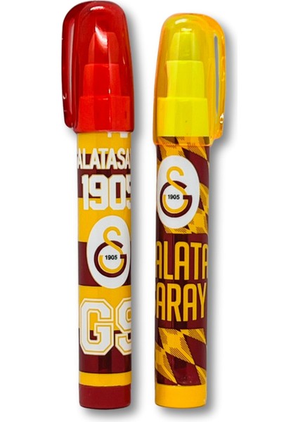 Galatasaray Lisanslı Gs 1905 Silgi – Taraftar Okul ve Kırtasiye Ürünü, Sarı Kırmızı Silgi,