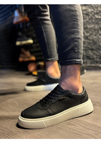Günlük Ayakkabı 222 Siyah Beyaz Taban