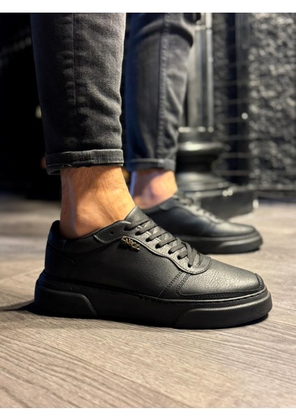 Günlük Ayakkabı 222 Siyah (Siyah Taban)