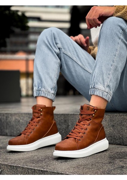 Yüksek Taban Ayakkabı B-080 Taba modelleri