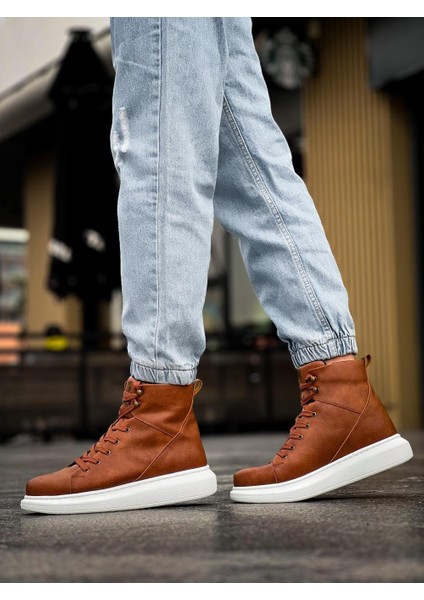 Yüksek Taban Ayakkabı B-080 Taba indirimleri