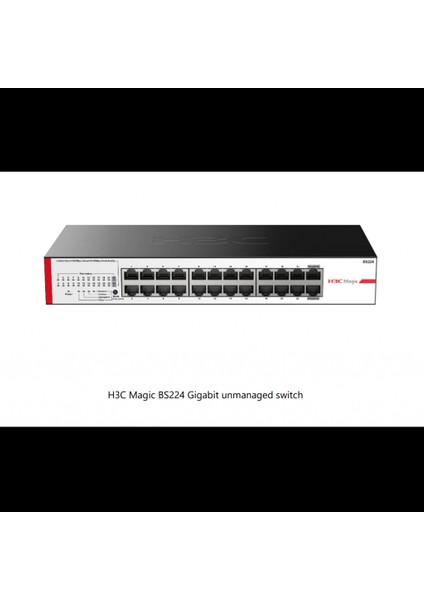 Magic BS224, 24 Port, Gigabit, 2 Port Gigabit Uplink, Metal Kasa, Yönetilemez, Rack Mount Switch