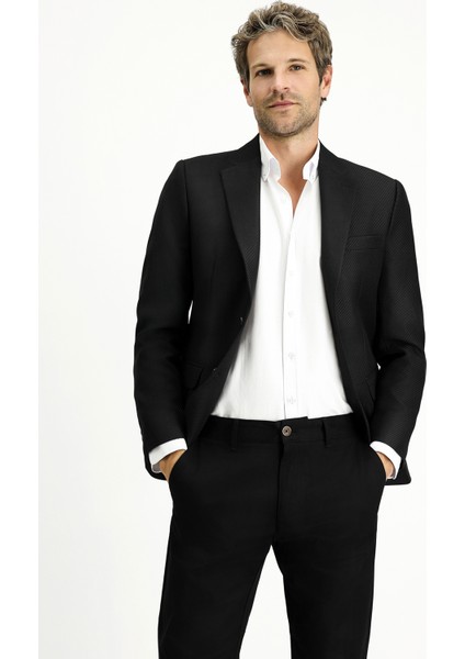 Regular Fit Çizgili Klasik Ceket fiyatları