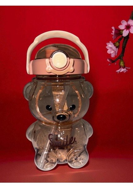 Smile Ayıcık Su Matarası Su Şişesi Tritan Suluk 1000ML modelleri