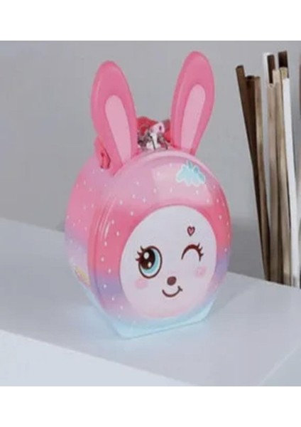 Sevimli Tavşan Metal Kilitli Kumbara 1 Adet modelleri