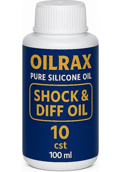 Oılrax Pure Sılıcone Oıl 10 Cst - Shock & Dıff Oıl 100 ml
