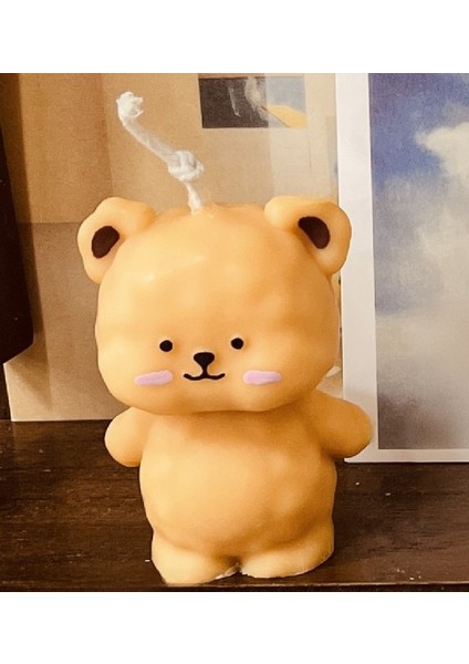 3 Boyutlu Mini Minyatür Pofidik Ayıcık, Küçük Ayı Silikon Kalıp K-1183 fırsatları