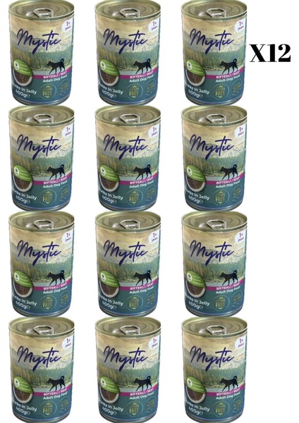 Biftekli Tahılsız Yetişkin Köpek Konservesi 400 gr x 12 Adet fiyatları