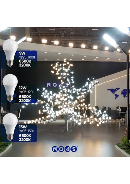 9W LED Ampul 810LM-6500K Beyaz 5 Adet fiyatları