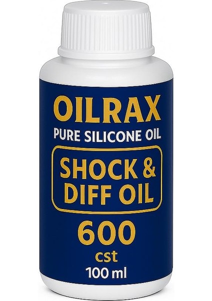 Oılrax Pure Sılıcone Oıl 600 Cst - Shock & Dıff Oıl 100 ml