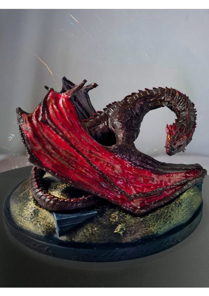 3D Hobbit Smaug Heykeli, Yüzüklerin Efendisi Smaug Figür, Figür Hediye