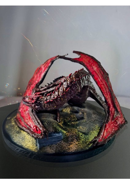 3D Hobbit Smaug Heykeli, Yüzüklerin Efendisi Smaug Figür, Figür Hediye fırsatları
