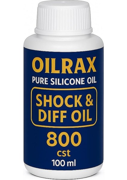 Oılrax Pure Sılıcone Oıl 800 Cst - Shock & Dıff Oıl 100 ml fırsatları