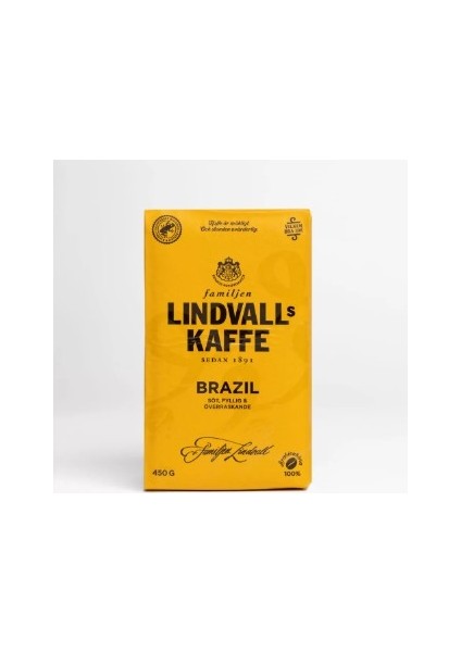Brazil Koyu Kavrulmuş Çekirdek Kahve - Isveç Kraliyet Kahvesi