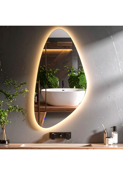 Alvora Günışığı Led'li Lazer Kumlamalı Lavabo & Banyo Aynası (Dokunmatik Sensörlü) modelleri