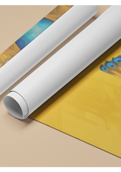 Çerçevesiz Poster, Tavus Kuşu Portresi, Salon Dekoru Poster No: 109392 fırsatları