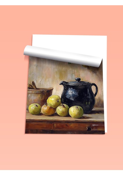 Çerçevesiz Poster, Eski Sürahi ve Tabak Natürmort, Mutfak Dekoru Poster No: 108583 fiyatları