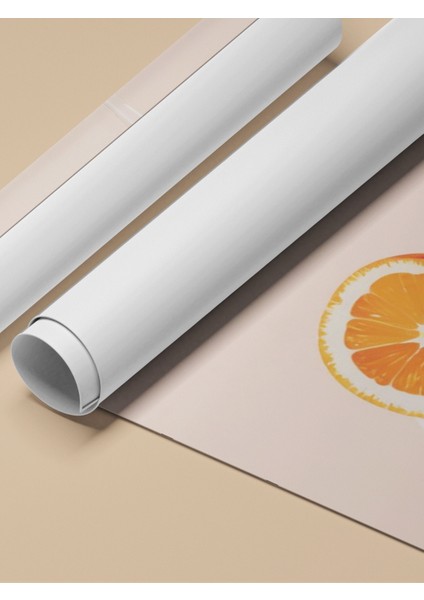 Çerçevesiz Poster, Limonata Bardağı Yaz Çizimi, Mutfak Dekoru Poster No: 109430 fırsatları