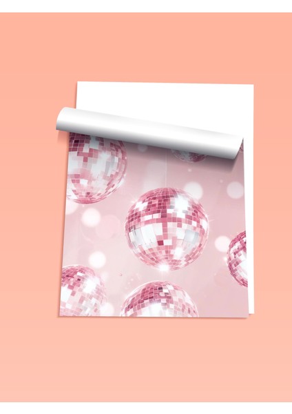 Çerçevesiz Poster, Parlayan Cam Küre Efekti – Pembe Fon, Yatak Odası Dekoru Poster No: 109523 fiyatları