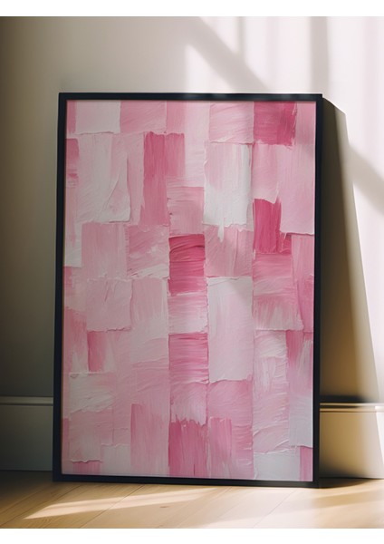 Siyah Çerçeveli Tablo, Gül Deseni Doku Çalışması, Yatak Odası Dekoru Poster No: 109404 fiyatları