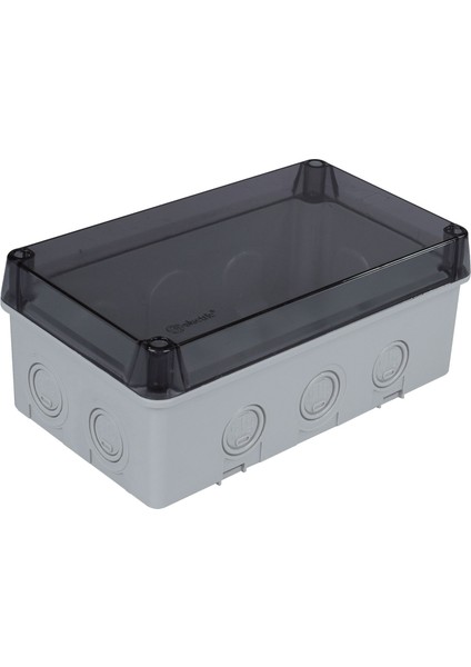 Tp Elektrik 130X220X95 (10 Çıkışlı) - Şeffaf - Vidalı Kapak H.f Ip 67 Termoplastik Buat