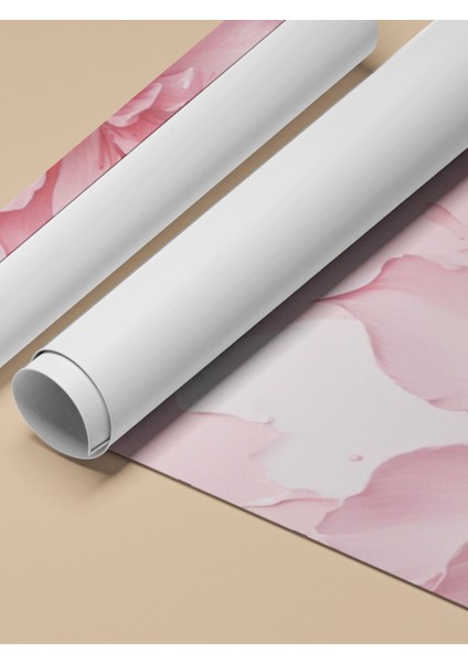 Çerçevesiz Poster, Fırça Darbeleri Soyut Sanat – Pembe Tonlar, Salon Dekoru Poster No: 109399 fırsatları