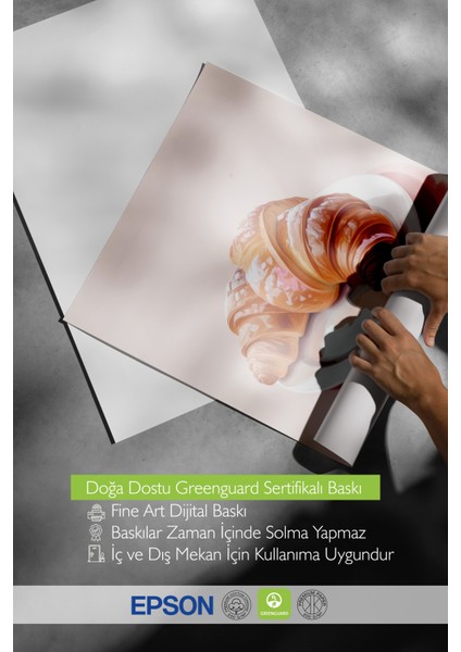 Çerçevesiz Poster, Kruvasan Minimal Tatlı Tasarımı, Mutfak Dekoru Poster No: 109546 indirimleri