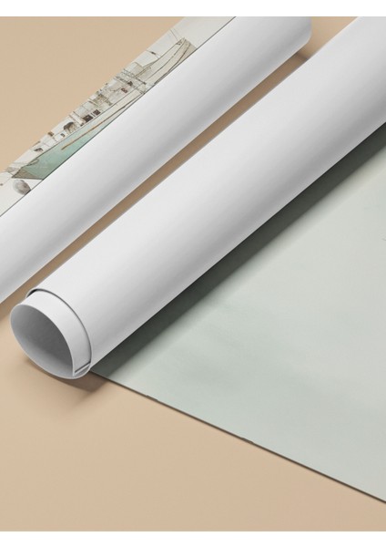 Çerçevesiz Poster, Yelkenli Tekne Pastel Tonlarda, Yatak Odası Dekoru Poster No: 108079 fırsatları