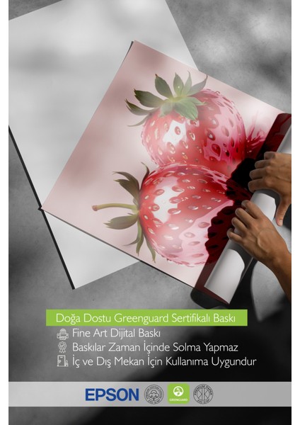 Çerçevesiz Poster, Çilek Detaylı Gerçekçi Çizim, Mutfak Dekoru Poster No: 109412 indirimleri