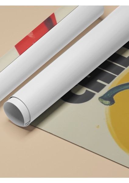 Çerçevesiz Poster, Chıllı Biber Tipografi Çizimi, Genç Odası Dekoru Poster No: 109576 fırsatları