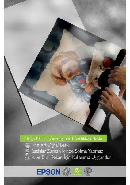 Çerçevesiz Poster, Ceketli Köpek Illüstrasyonu, Genç Odası Dekoru Poster No: 109697 indirimleri