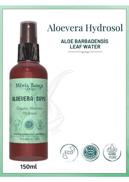 Aloe Vera Suyu – %100 Doğal Hidrosol, 150 ml