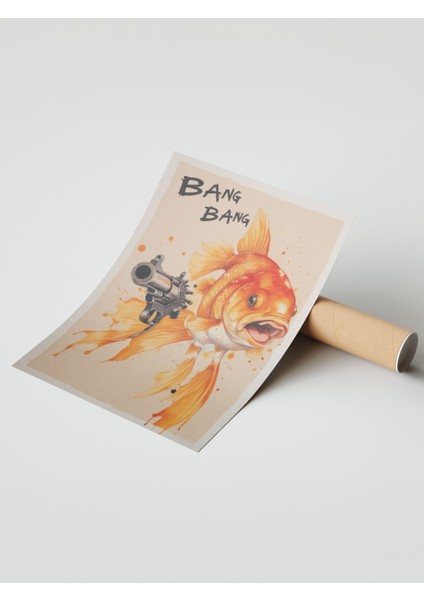 Çerçevesiz Poster, Bam Bam Portakal Sıkması Efekti, Genç Odası Dekoru Poster No: 109574 modelleri