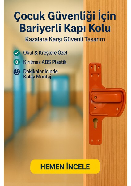 Kreş ve Okullar Için Çocuk Güvenliği Sunan Dayanıklı, Kırılmaz Bariyerli Kapı Kolu fiyatları