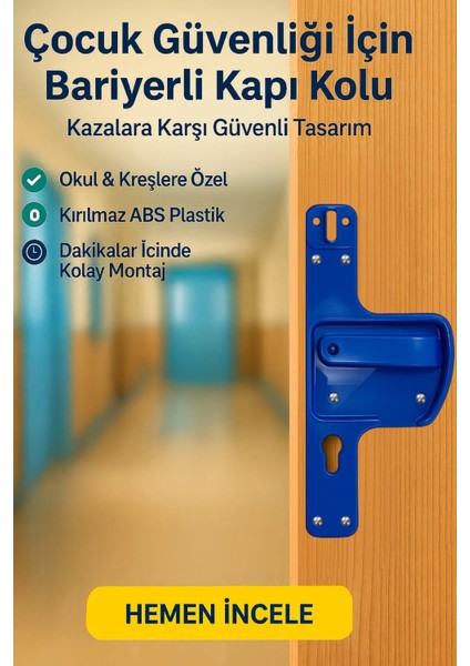Kreş ve Okullar Için Çocuk Güvenliği Sunan Dayanıklı, Kırılmaz Bariyerli Kapı Kolu fiyatları