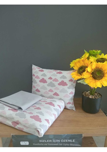 Bebek Yatak Seti %100 Pamuk – 80X120 Yorgan, 120X150 Çarşaf, 35X45 Yastık ve Kılıf