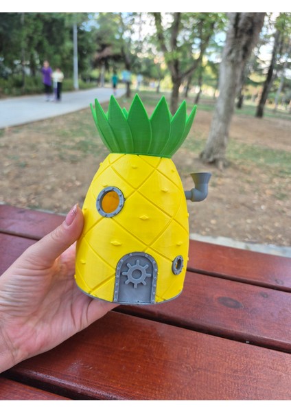 Sünger Bob Ananas Evi Dekoratif Figür – Eğlenceli Ev ve Ofis Dekoru modelleri