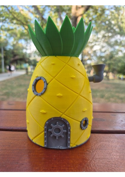 Sünger Bob Ananas Evi Dekoratif Figür – Eğlenceli Ev ve Ofis Dekoru fırsatları
