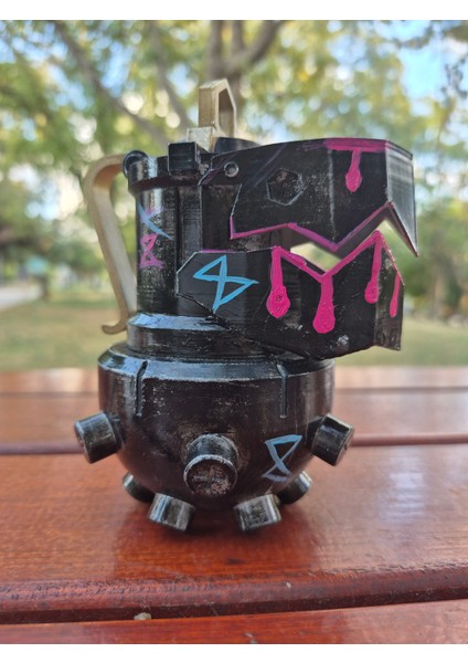 League Of Legends Jinx Bombası Dekoratif Figür – Koleksiyonluk ve Özel Tasarım