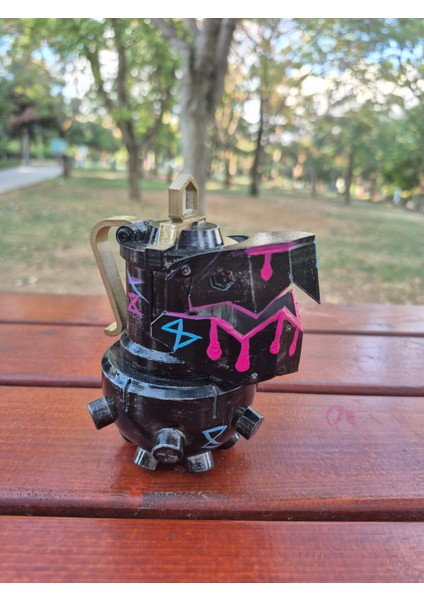 League Of Legends Jinx Bombası Dekoratif Figür – Koleksiyonluk ve Özel Tasarım